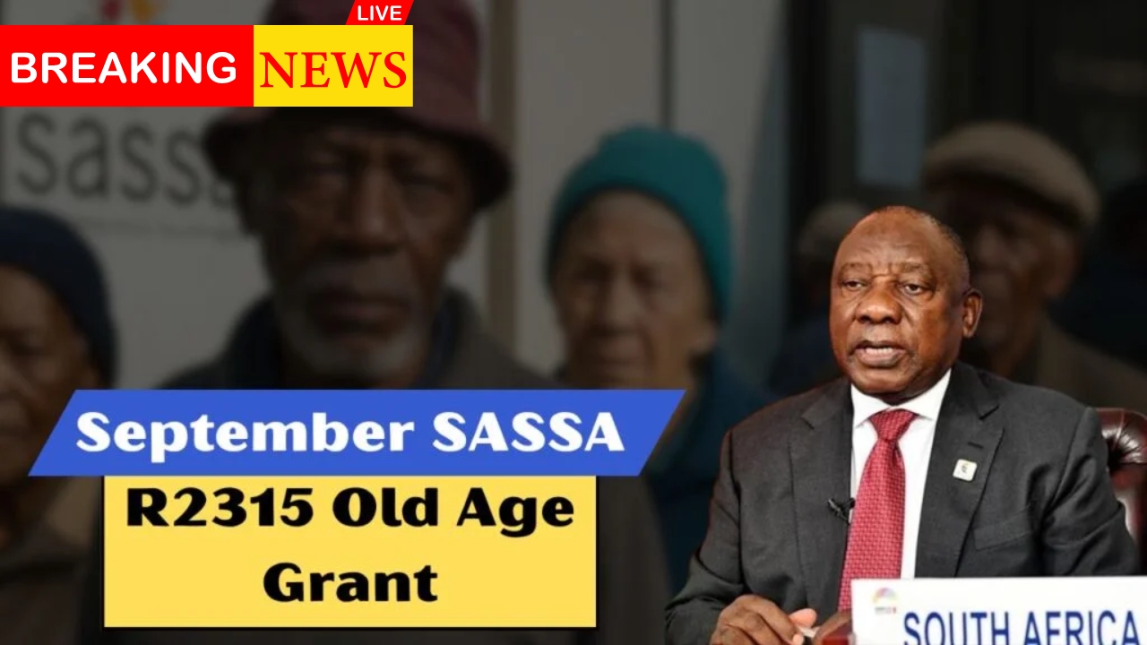 R2,315 SASSA Pension Grant 2025 – Check Who Qualifies and When Payments Arrive